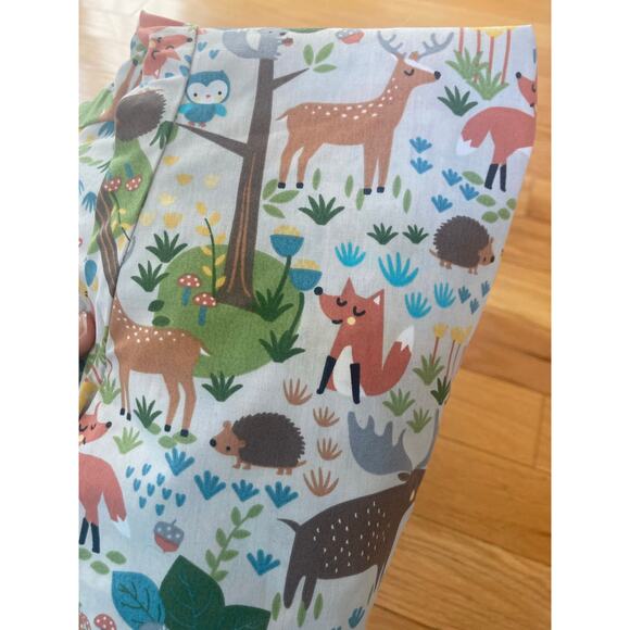 Two Boppy Nursing Pillow Cover Cases Woodland Forest Happy Campers Bears Nature - Picture 5 of 6